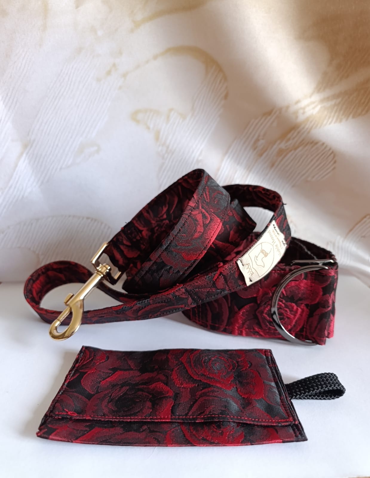 Set completo: martingala, guinzaglio e bustina